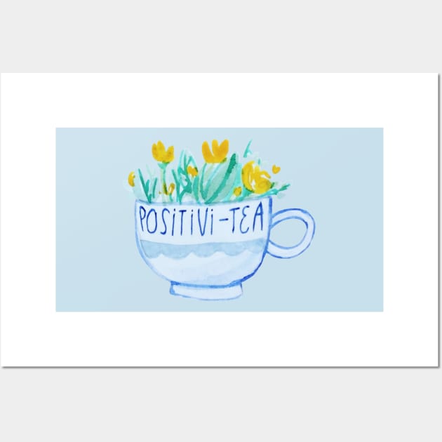 Positivi-tea Wall Art by Vaeya